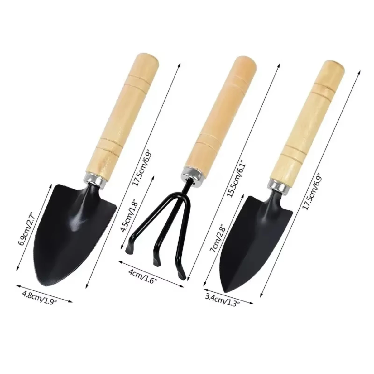 3Pcs/Set Mini Garden Tool Set  - огляд і ціна Terracotta Pot