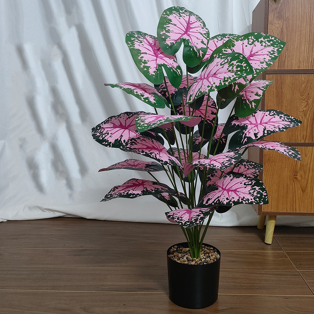 Pink Leaf Potted Plants Fake A - огляд і ціна Snake Plant