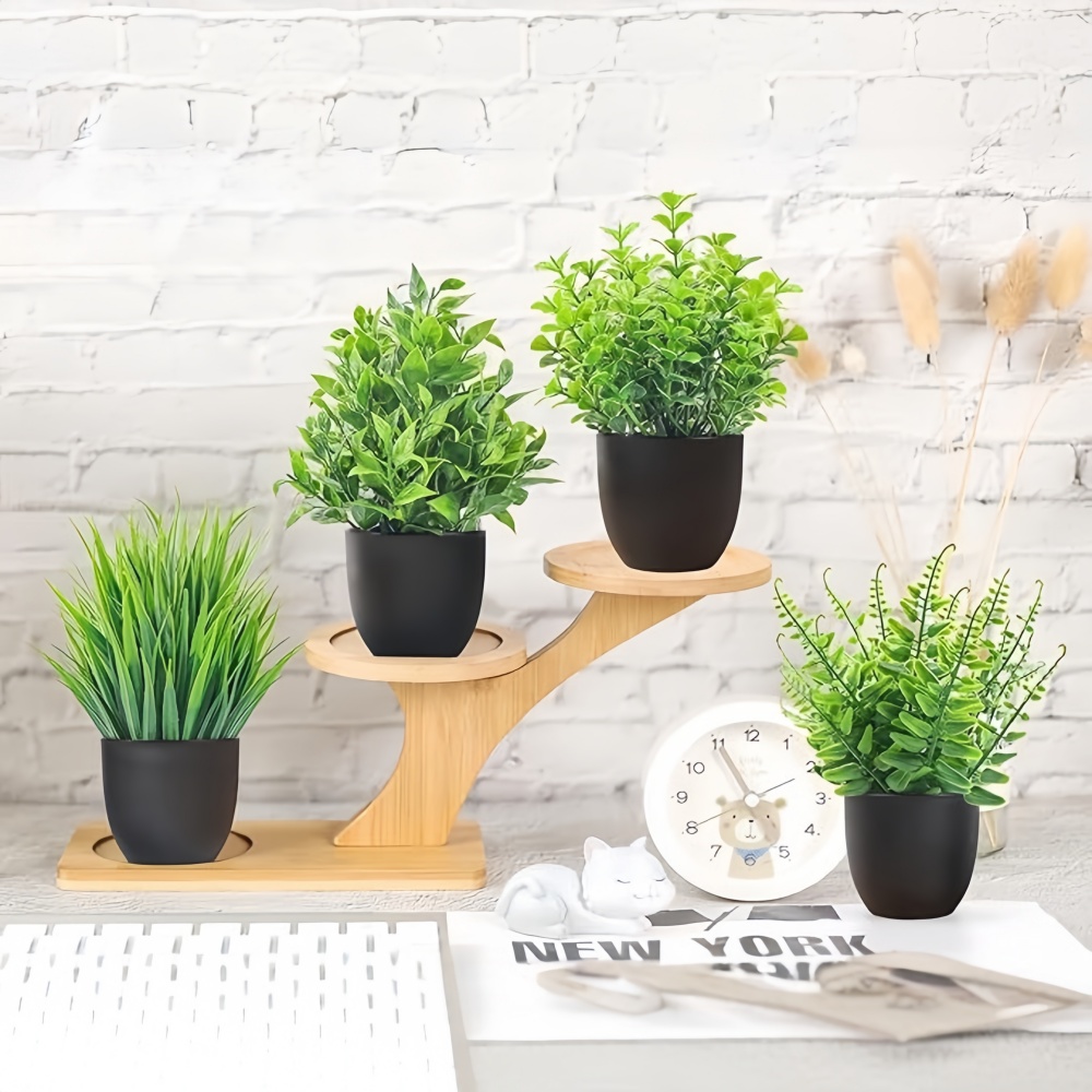 4pcs/set Mini Artificial Plant - огляд і ціна Snake Plant